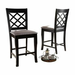 New 🛒 Counter Height Chairs Baxton Studio Alora 25 In. Counter Stool - Set Of 2 🤩