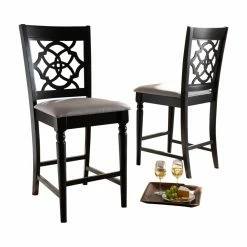 Best deal 😀 Counter Height Chairs Baxton Studio Arden 25 In. Counter Stool - Set Of 2 ⭐