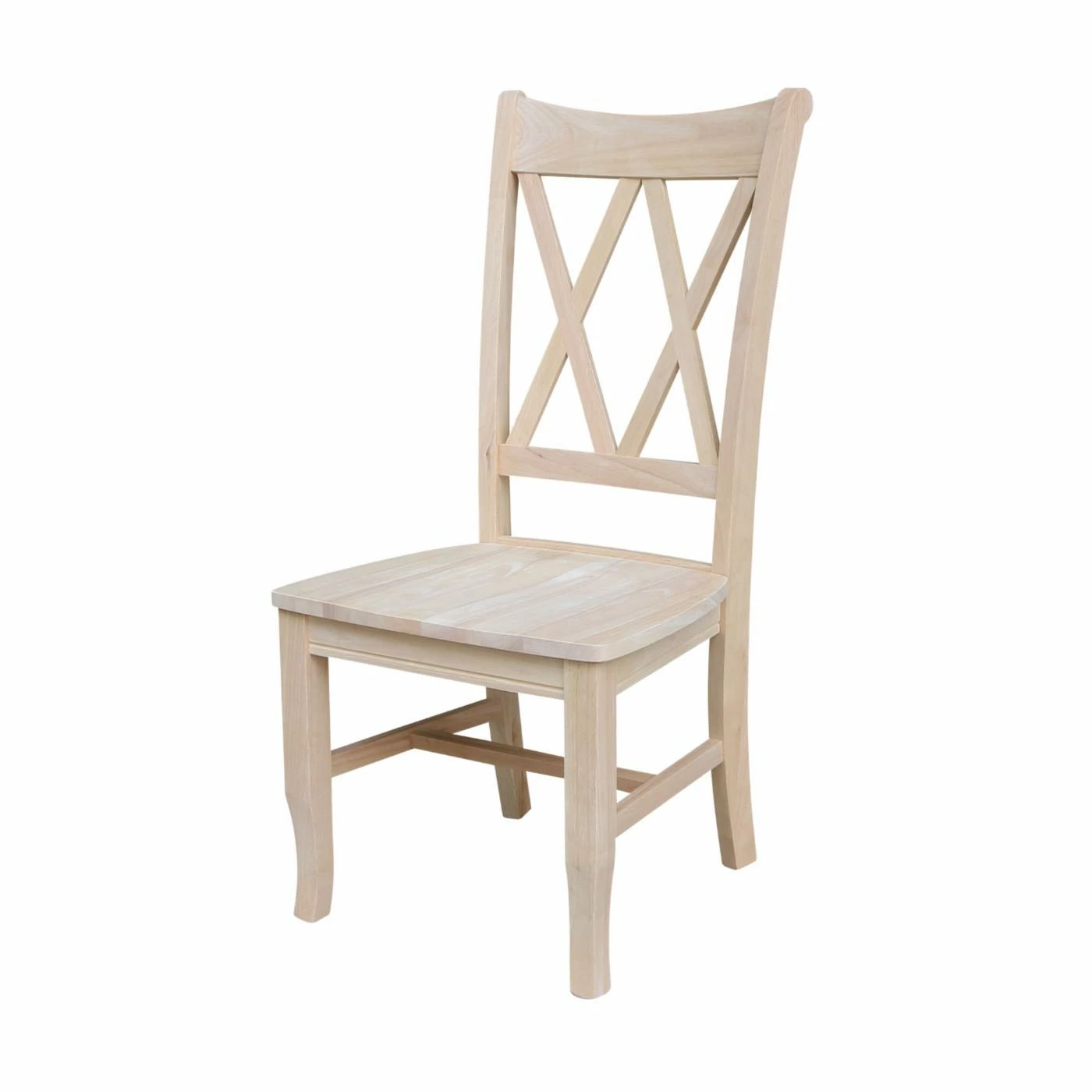 Promo π Side Chairs International Concepts Milford Double X-Back Chair - 2 Chairs π