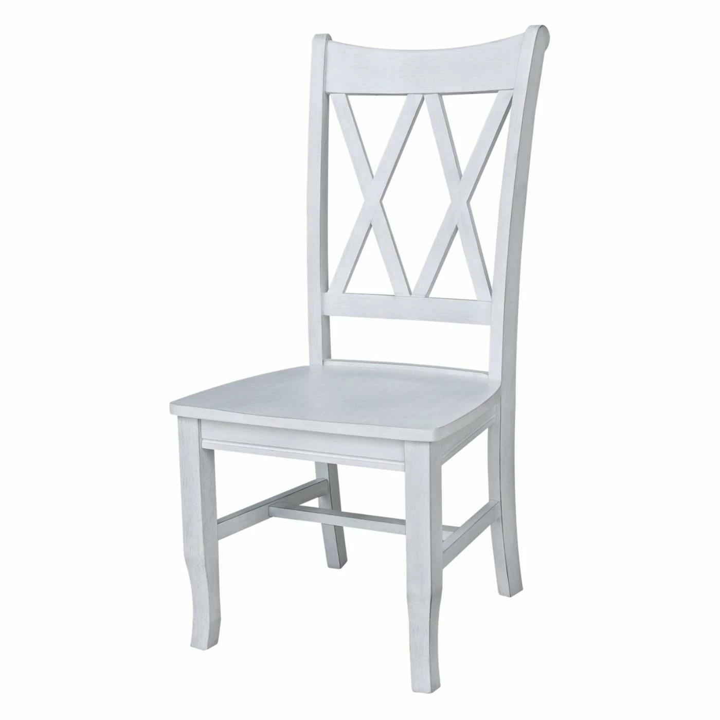 Discount β€οΈ Side Chairs International Concepts Double Cross Back Dining Side Chair - Set Of 2 π