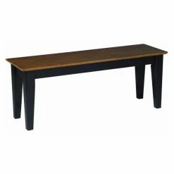 Top 10 🔥 Side Chairs International Concepts Cowan Shaker Dining Bench - Black/Cherry 😉