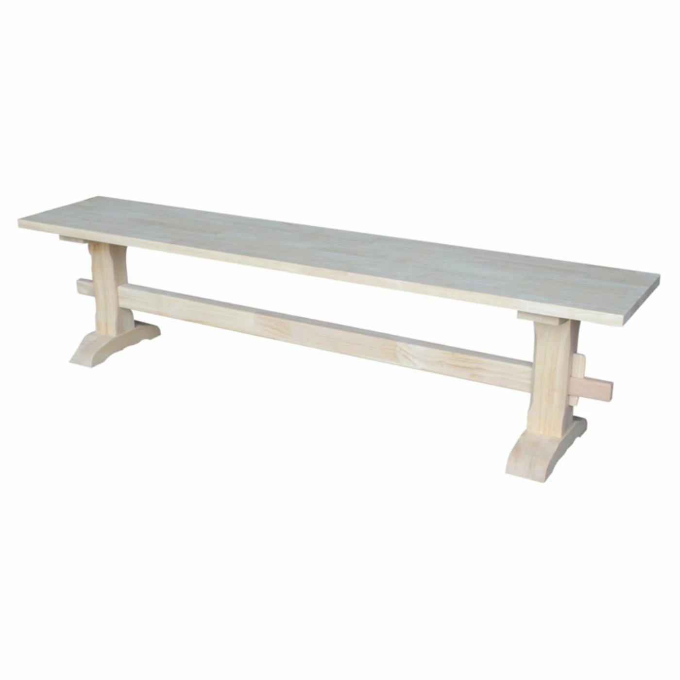 Flash Sale ๐ Dining Bench International Concepts Unfinished Lennox Trestle Bench ๐