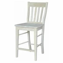 Coupon 😉 Side Chairs International Concepts 24 In. Unfinished Cafe Counter Height Stool ⭐
