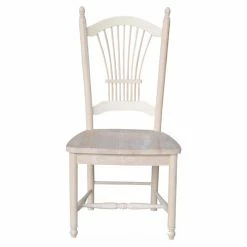 Outlet π Side Chairs International Concepts Unfinished Ellery Sheaf Back Dining Chairs - Set Of 2 π₯