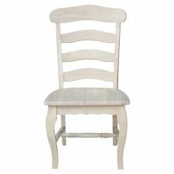 Budget 🔥 Side Chairs International Concepts Unfinished Chesnee Country French Dining Chairs - Set Of 2 😉
