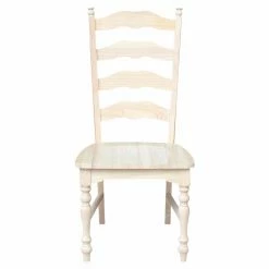 Brand new ✨ Side Chairs International Concepts Unfinished Maine Ladder Back Dining Chairs - Set Of 2 ✔️