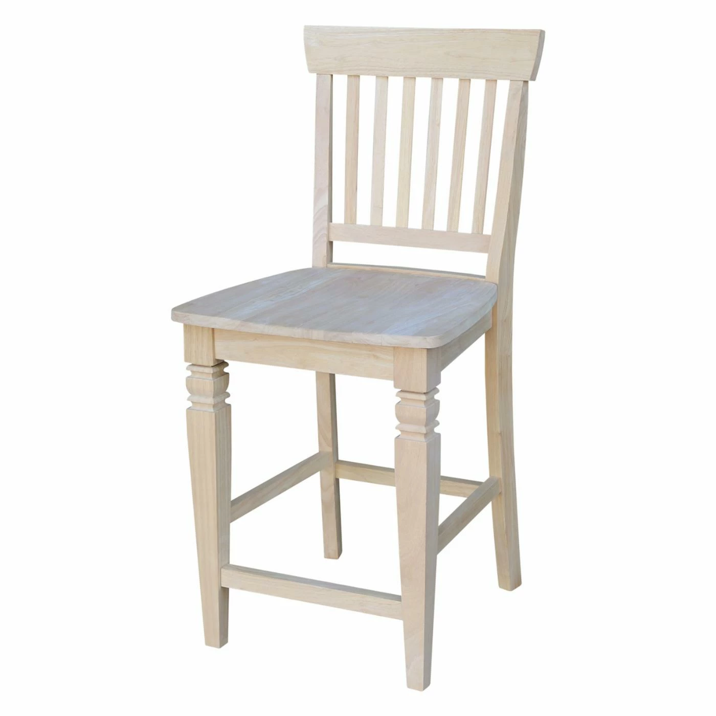 New ✨ Side Chairs International Concepts Seattle Unfinished Counter Stool ❤️