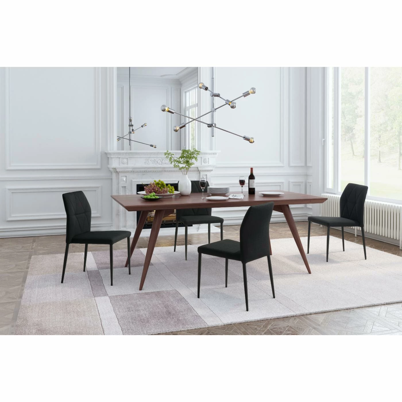 Outlet π₯ Side Chairs Zuo Modern Contemporary Revolution Dining Chair - Set Of 4 π