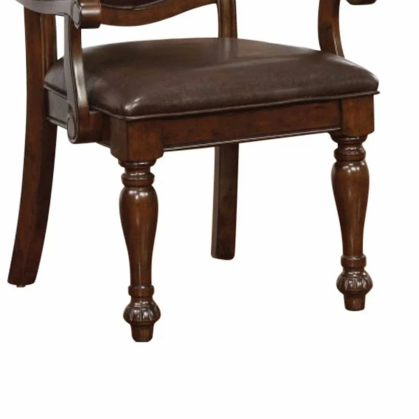 Best Sale π Formal Dining Chairs Benzara Alpena Traditional Formal Dining Arm Chair - Set Of 2 π - Image 5