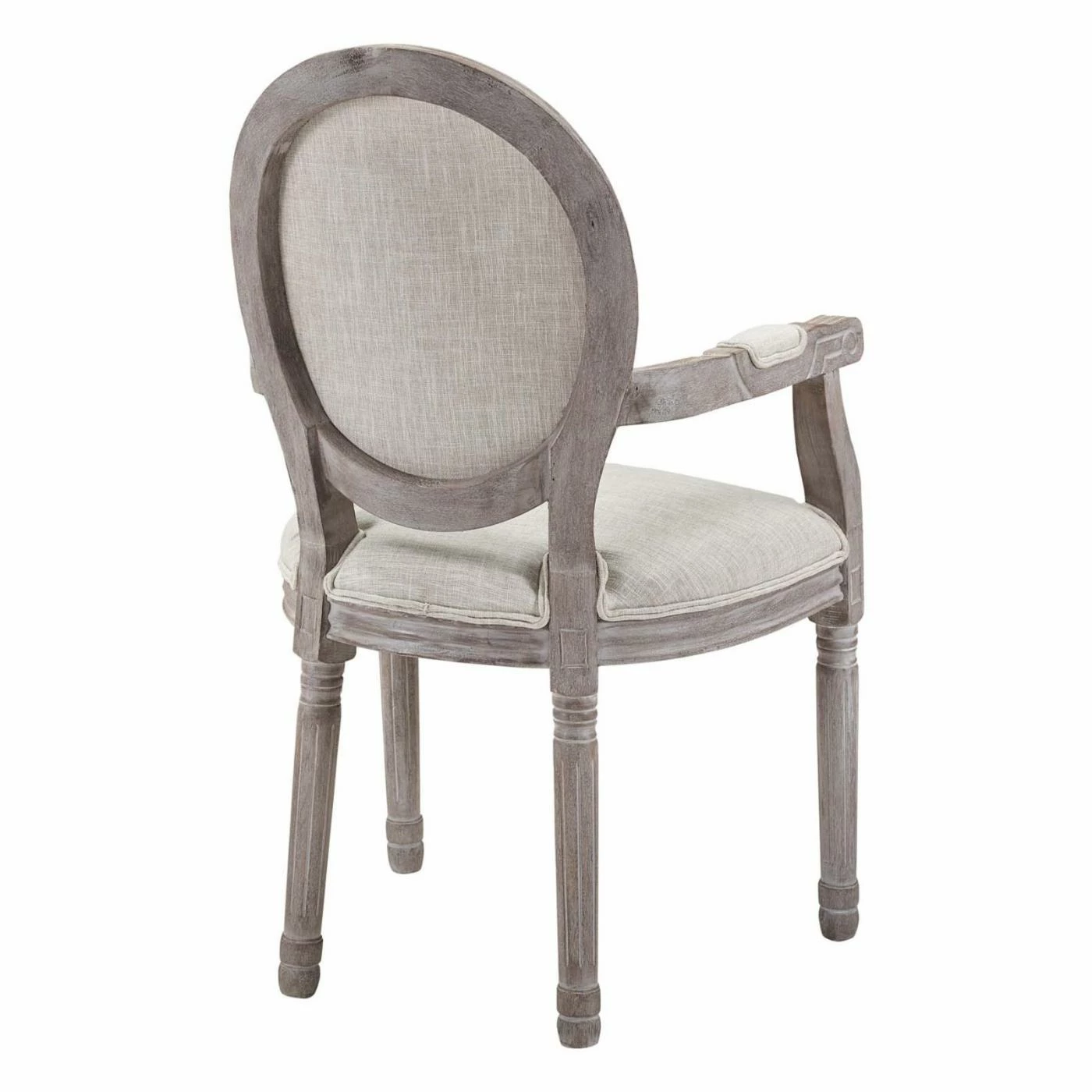 Cheapest π Formal Dining Chairs Modway Arise Vintage French Upholstered Fabric Dining Armchair β€οΈ - Image 5
