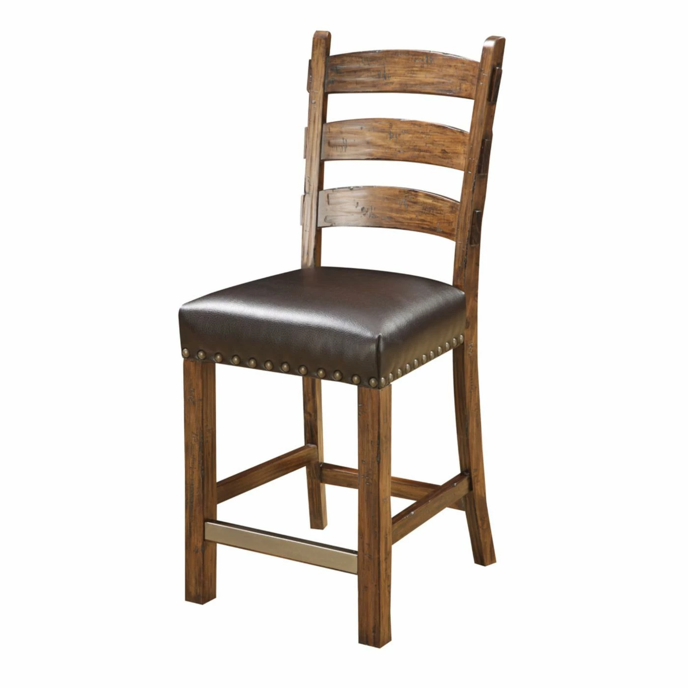 Outlet ✔️ Wallace & Bay Counter Height Chairs Wallace & Bay Dodson 24 In. Ladder Back Counter Height Dining Chair - Set Of 2 ❤️ - Image 5