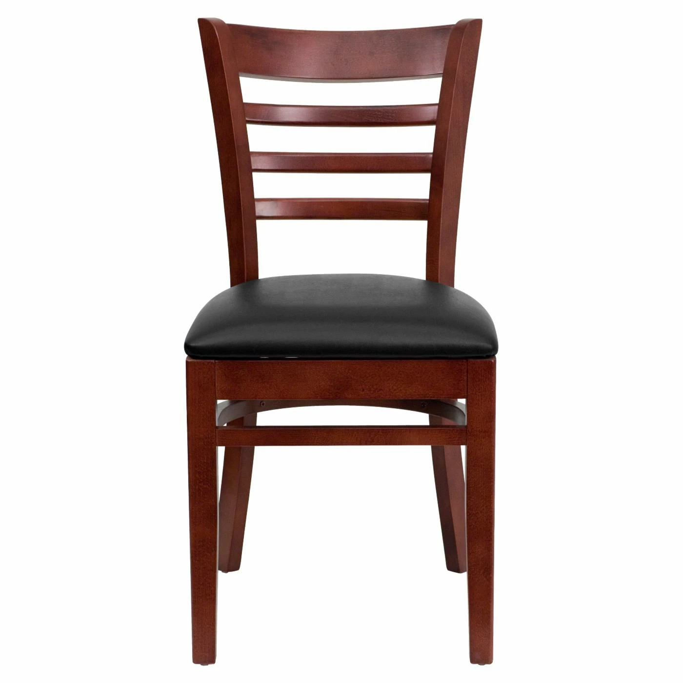 Best Pirce π Side Chairs Flash Furniture Hercules 19.5 In. Mahogany And Vinyl Ladder Back Restaurant Chair π― - Image 5