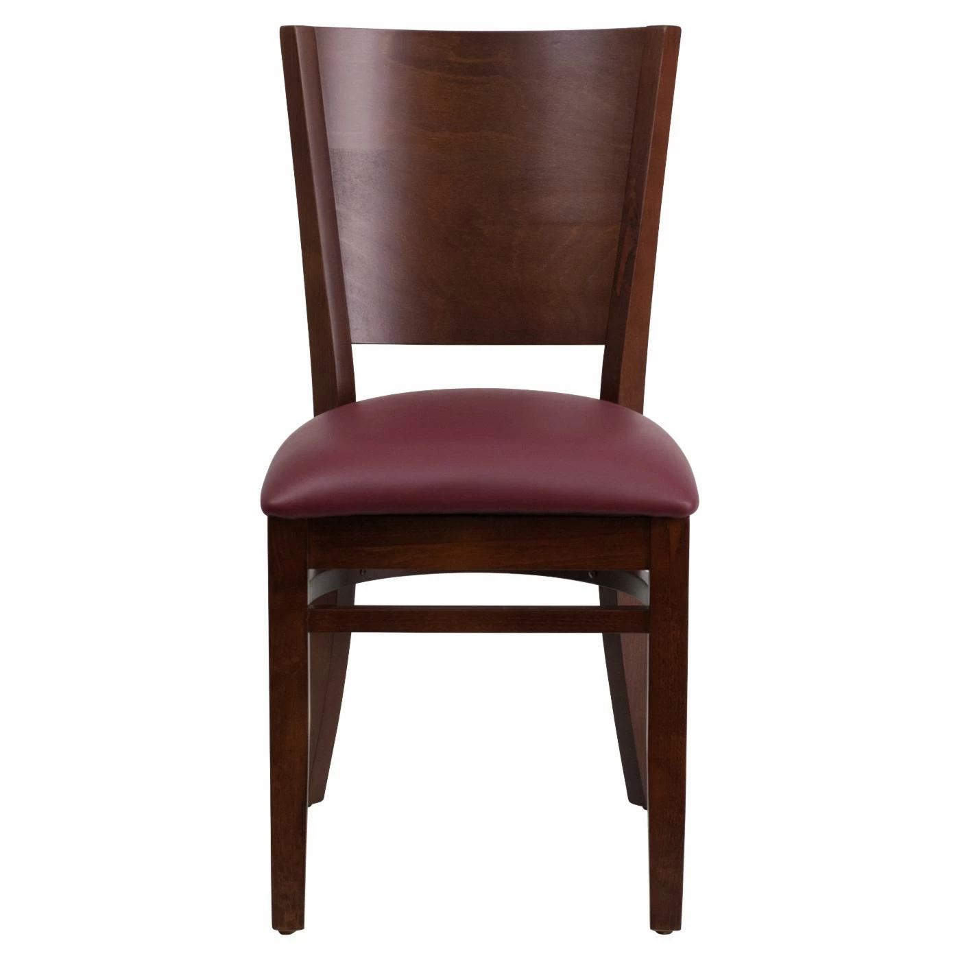 Cheap β€οΈ Side Chairs Flash Furniture Lacey 20 In. Walnut Solid Back Restaurant Chair With Vinyl Seat π - Image 5