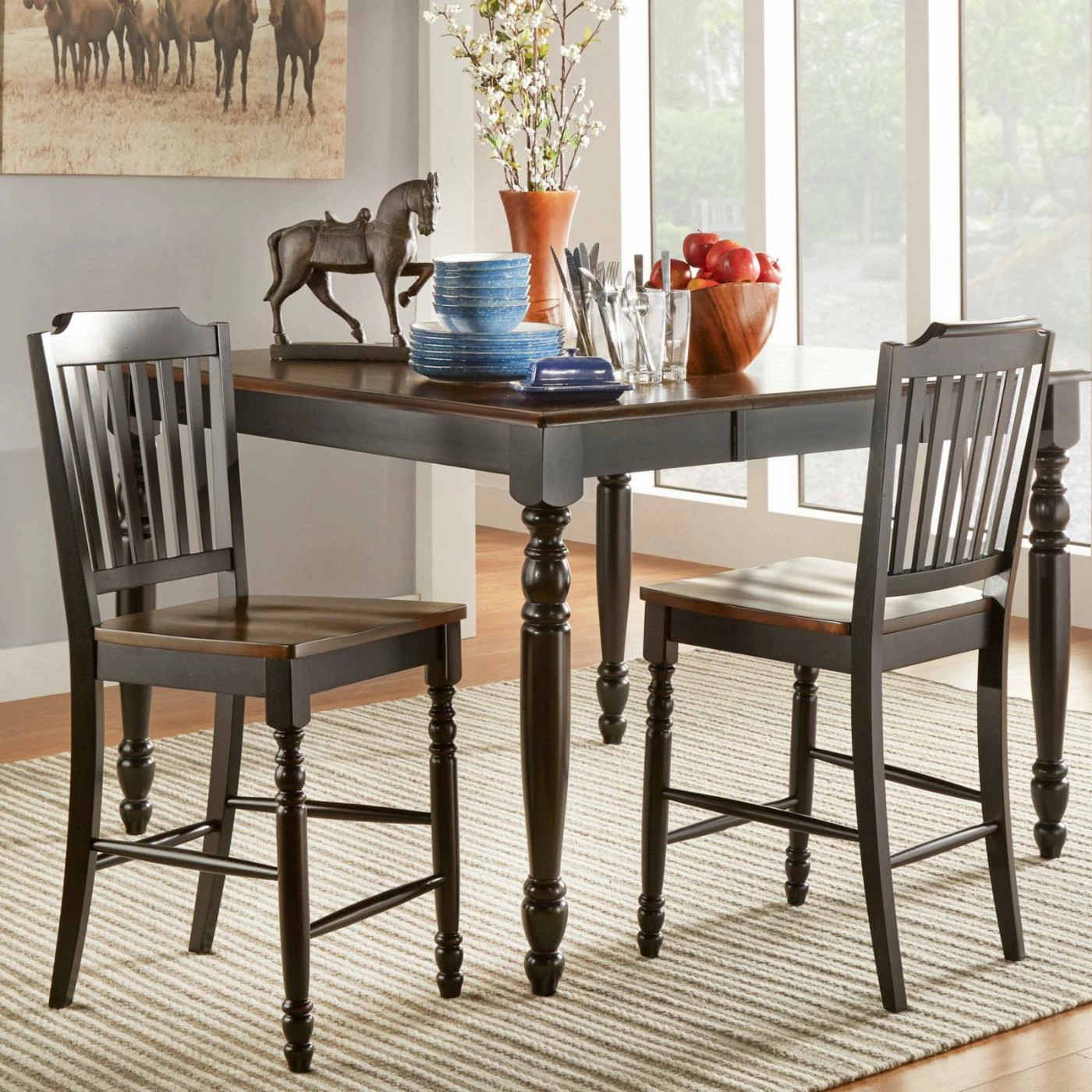 Deals π Side Chairs HumbleNest Homestead Counter Height Distressed Dining Side Chair - Set Of 2 π - Image 5