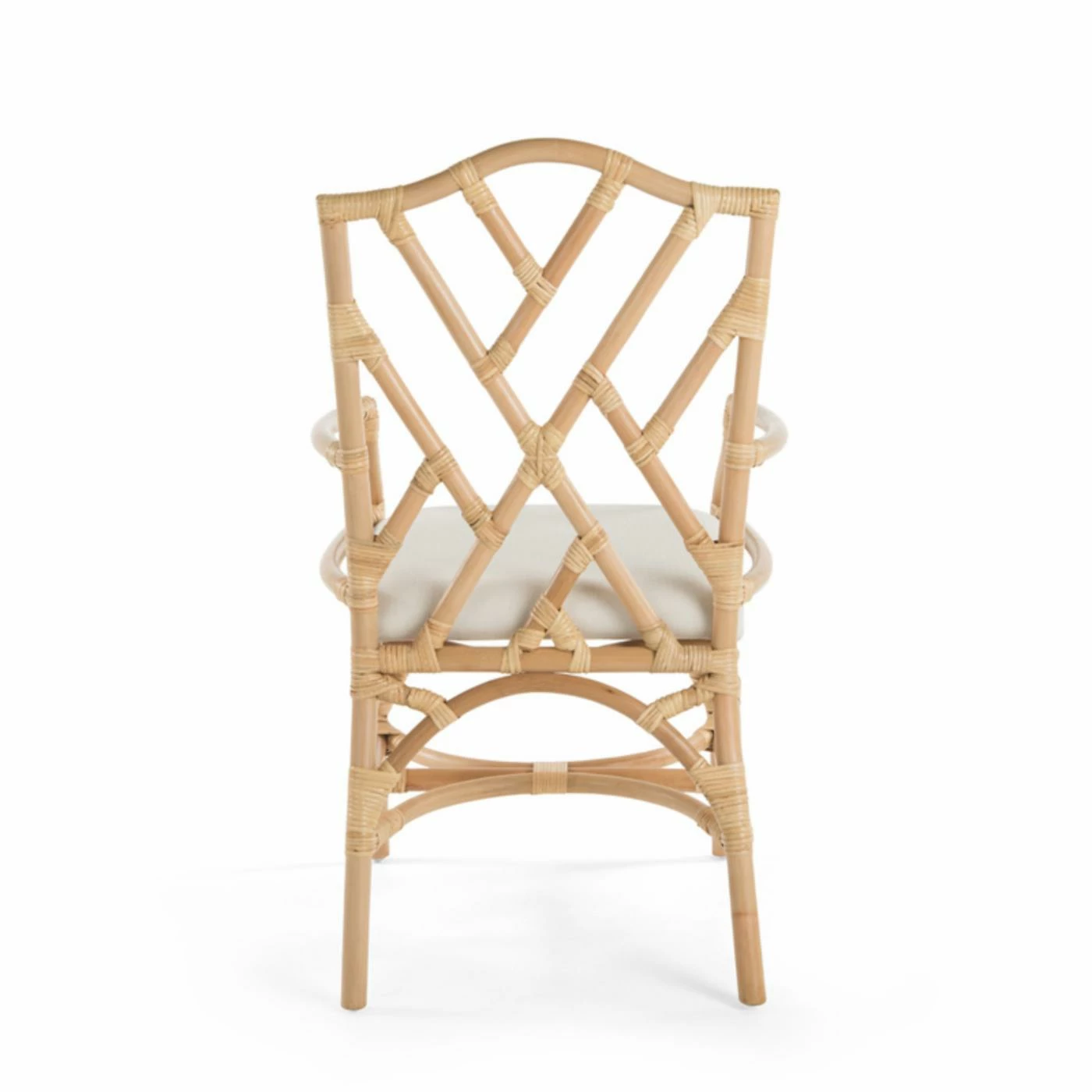 Coupon π Formal Dining Chairs KOUBOO Rattan Chippendale Upholstered Dining Arm Chair - Set Of 2 𧨠- Image 5