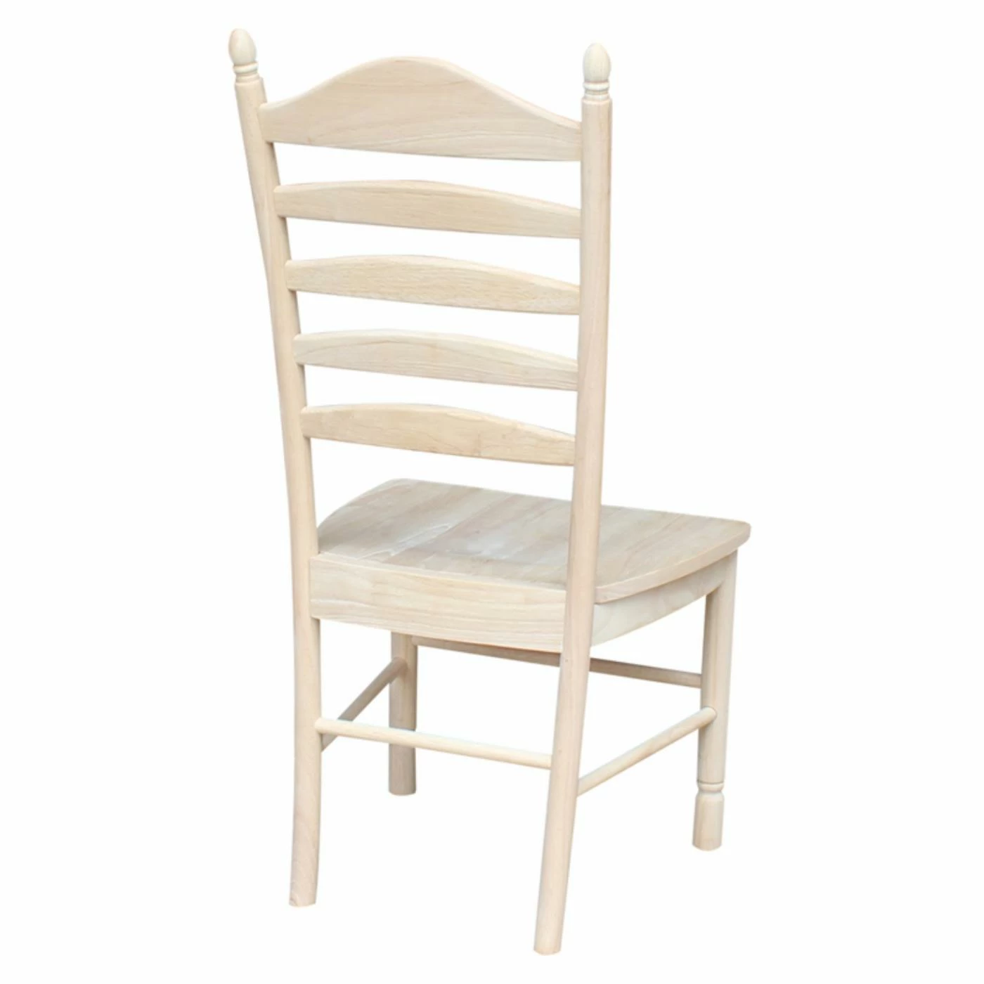 New π Casual Dining Chairs International Concepts Unfinished Bedford Ladder Back Dining Chairs - Set Of 2 π - Image 5